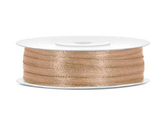 Satinband, Goldband, 3mm/50m