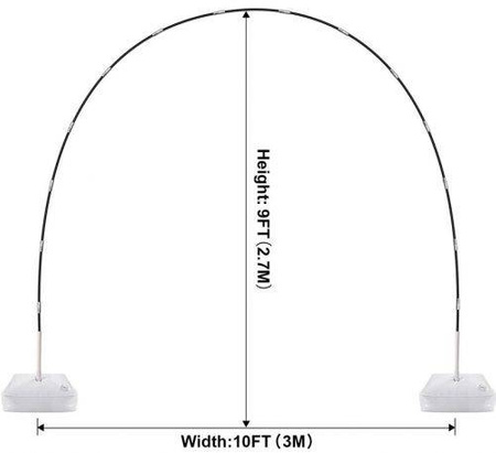 Ballonbogen, Dekorationsrahmen 3 Meter