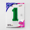 Foil balloon Digit 1 green - 102 cm Grabo Green / Mint