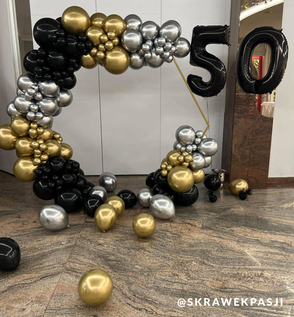 Latexballons Mirror Gold, Kalisan, 30 cm, XXL 250 Stk.