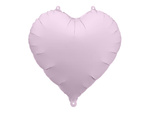 Herzförmiger Folienballon, Violett, 45 cm