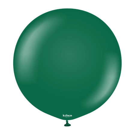 Latex Balloons Standard Dark Green, 60cm, 2 pcs.