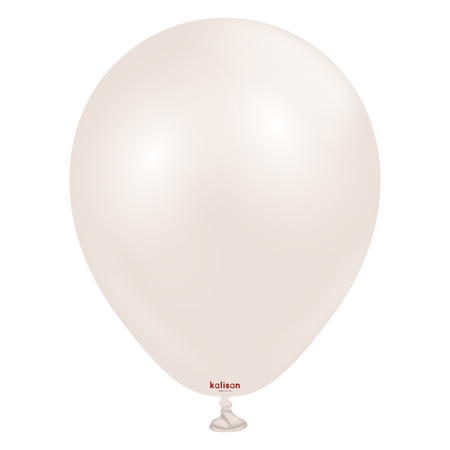 Latex Balloons Kalisan AURA Beige Cream, 12cm, 50 pcs.