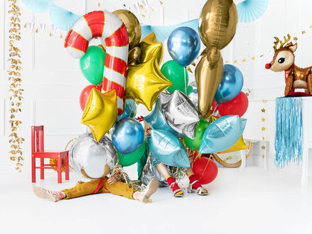 Folienballon Rentier, Weihnachten 50x62 cm