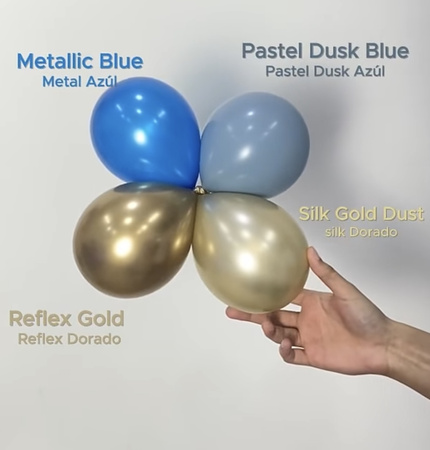 Sempertex Latexballons, Reflex Gold, 60cm, 1Stk.