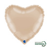 Folienballon Herz Californian Gold 45 cm