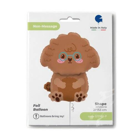 Foil Balloon - Poodle, 46x53 cm, Grabo