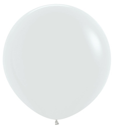 Sempertex Latexballons, White, Weiß, 91cm, 2 Stk.