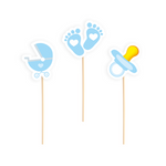 Baby Shower Toppers für einen Jungen 6pcs