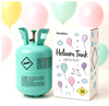 Türkisfarbene Heliumflasche, für 30 Luftballons