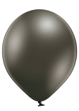 Latex balloon D5 Glossy Anthracite graphite 12cm, 100 pcs