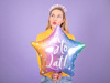 Foil balloon a hundred years! Colorful star 40 cm