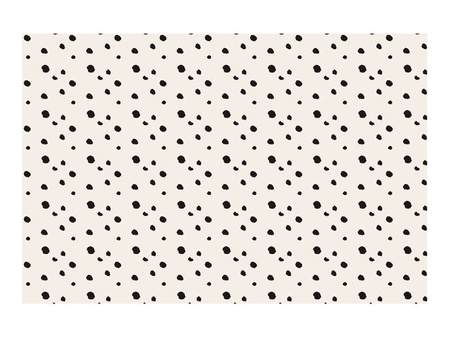 Dalmation Polka Dot Paper Tablecloth, 180 x 120 cm