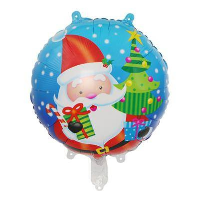Weihnachtsmann Folienballon, Weihnachten 45 cm