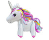 Foil balloon Folding unicorn 3D, 65cm