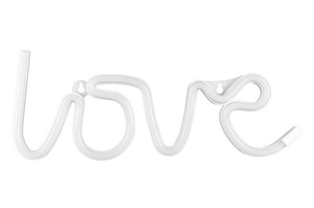 Neon LED - Love, white, 34,5x13cm