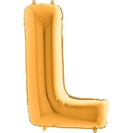 Foil balloon 40 Letter 'L gold