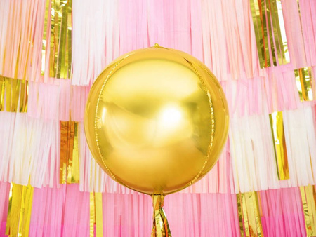 Folienballonkugel, 40 cm, Gold