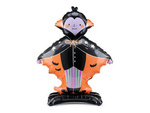 Standing Dracula Foil Balloon, Halloween, 64x81 cm