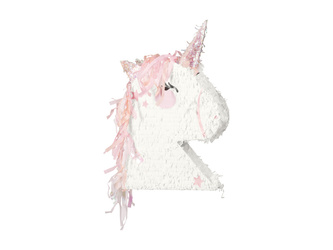 Foldable Piñata – Unicorn Head, 41 x 48 x 10 cm