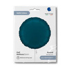 Foil Balloon - Round Satin Petrol Blue 46 cm, Grabo