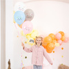 Latex balloons Kittens, colorful, 30cm, 6pcs