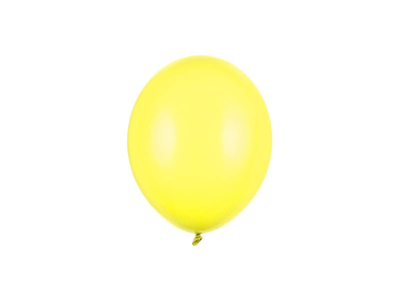 Starke Latexballons, Gelb, Pastell Lemon Zest, 12cm, 100 Stück.