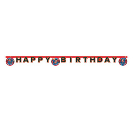 Paper banner Superman Krypton "Happy Birthday"