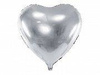 Foil balloon Heart XXL, 61cm, silver