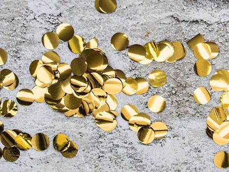 Wheels confetti, gold, 15g