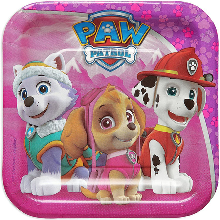 Paw Patrol Marshall Pappteller Skye Everest 16cm, 8Stk.