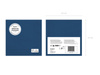 Paper napkins Navy Blue 33x33cm 20 pcs