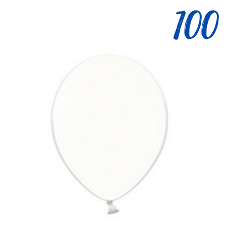 Transparent Clear Latex Balloons 30cm, 100 pcs.