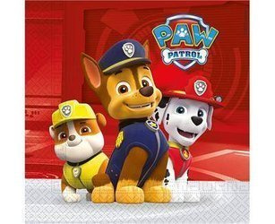 Paw PatrolPapierservietten, 33cm, 20Stück.