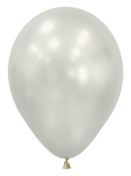 Sempertex Latexballons Silk Oyster White, 30 cm, 50 Stk.