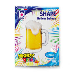 Bierkrug Folienballon Octoberfest, 86 cm 