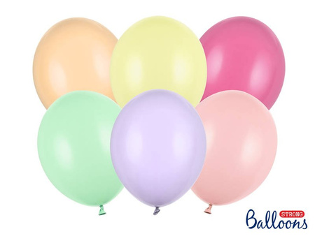 Latex balloons, Pastel Mix, 30 cm, 50 pcs.