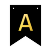Personalized Gold Flag Banner – Custom Garland per Letter