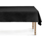 Synthetic Plain Tablecloth Black 137 x 183 cm