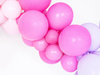 Ballons Strongn, Pastell Fuchsia, 23cm, 100 stk.