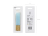 Smooth Birthday Candles – Light Blue, 14 cm, Set of 12