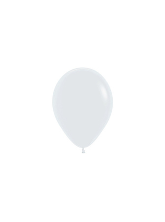 Sempertex Latexballons White, Weiß, 12cm, 50Stk.