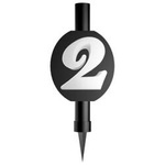 Tortenfontäne, nummer 2, 12cm