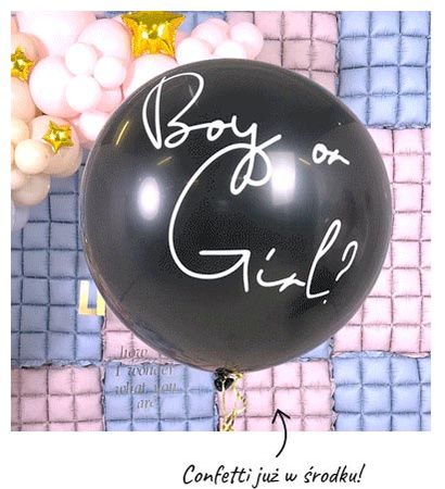 Riesiger Ballon Gender offenbaren - ein Mädchen, 1m
