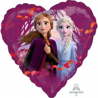 Foil Balloon, Heart, Frozen 2 - Frozen 2, 45 cm - Anagram