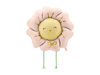 Folienballon Blume – zartrosa, 104x104 cm