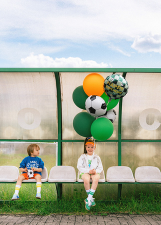 Foil Balloon Happy Birthday Balls Green 35 cm