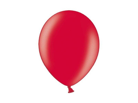 Strong Ballons, kleine Latexballons, metallisches Rot 12 cm, 100 Stk.