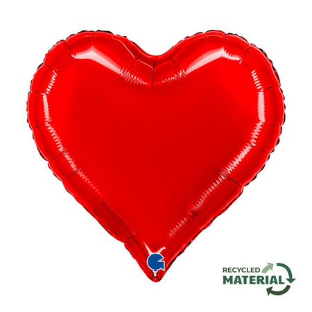 Folienballon - Rotes Herz 46cm, Sweetie Heart, Grabo