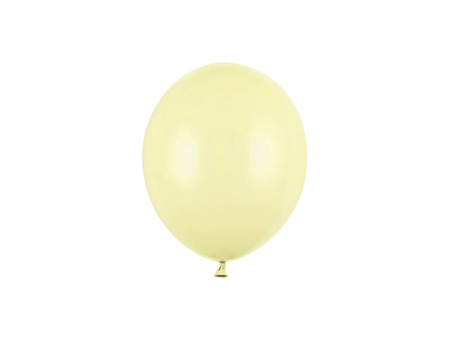 Starke Latexballons, Gelb, Pastell Hellgelb, 12cm, 100 Stück.